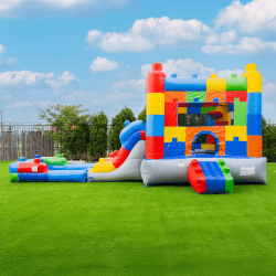 Block Party 14'x26’ Bounce House Water Slide Combo