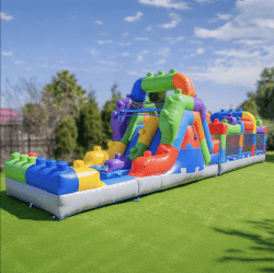 Block Party 42' Obstacle Course Wet Combo
