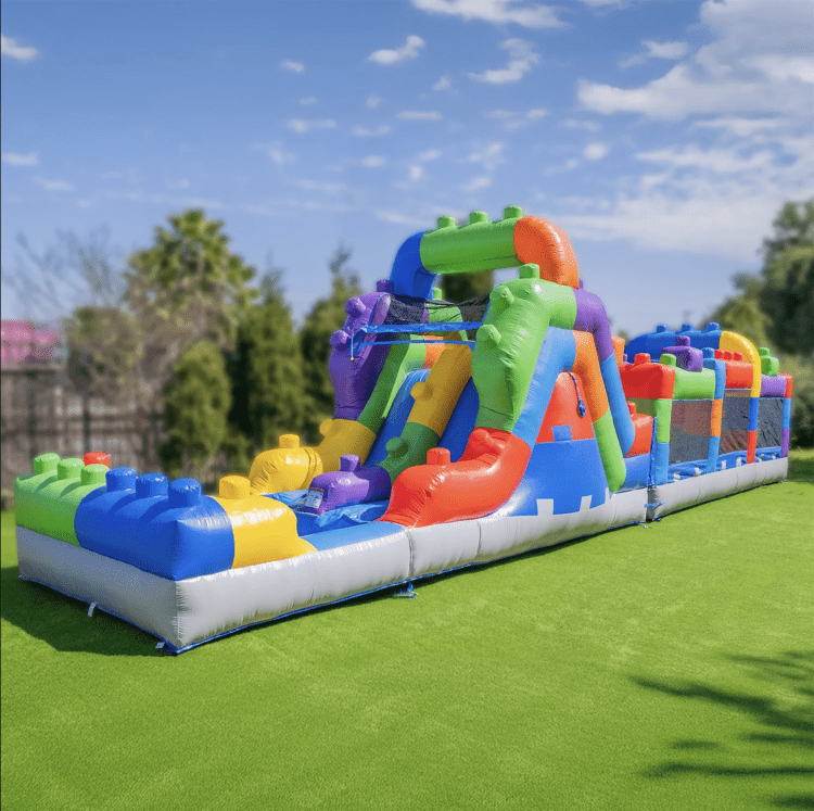 Block Party 42' Obstacle Course Wet Combo